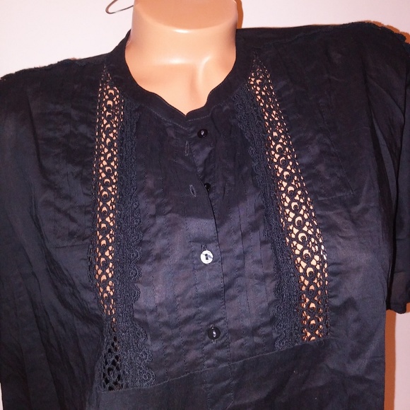 Victoria Secret Black Blouse - Picture 2 of 7